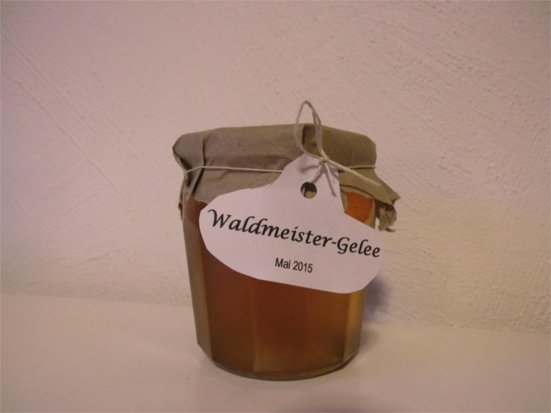 Waldmeister-Gelee